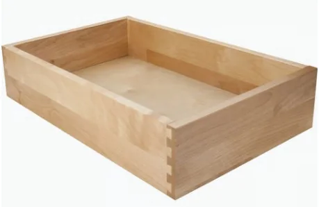 Birch Dovetail Drawer Box