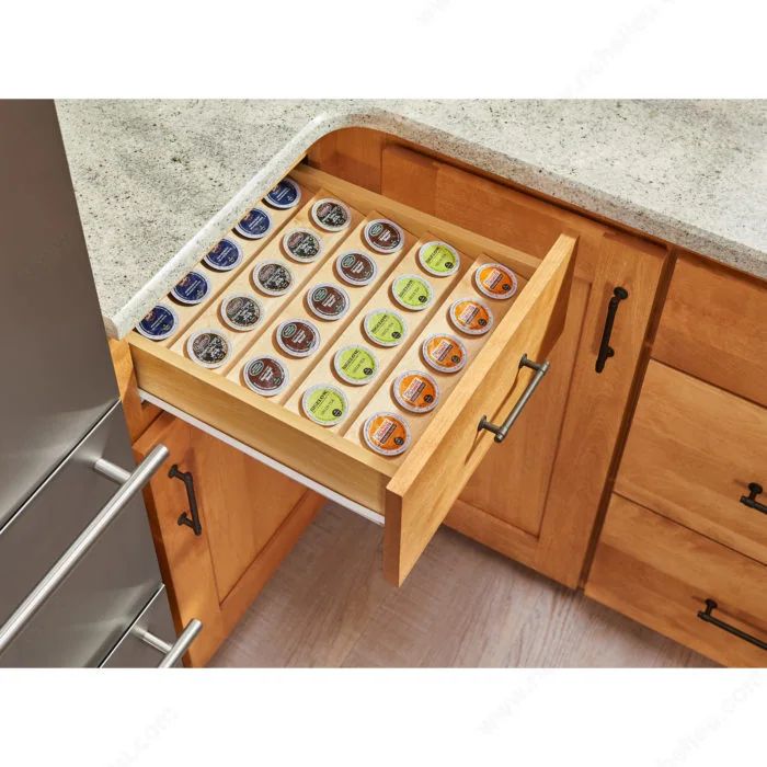 K Cup cabinet storage accessory