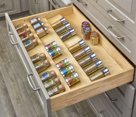 Spice Drawer cabinet storage accessory