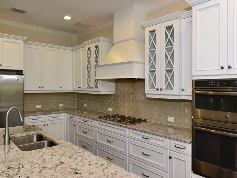 Traditional Kitchen with Custom Cabinets